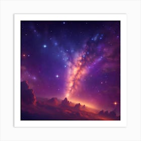 Space Background - Space Stock Art Print