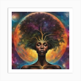 Sacred Tree Of Life 444 Art Print