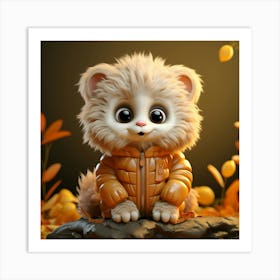 Cute Teddy Bear 4 Art Print