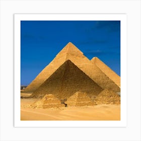 Pyramids Of Giza 1 Art Print