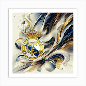 Real Madrid CF Logo Wall Art 13 Art Print