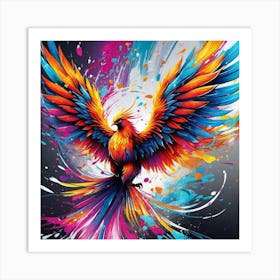 Phoenix Painting Art Print