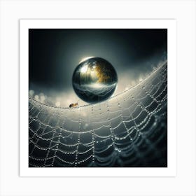 Spider Web 2 Art Print