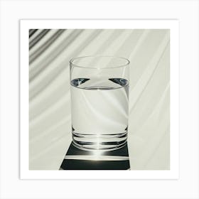 Glass Of Water 3 Art Print