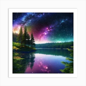 Galaxy Wallpaper 32 Art Print