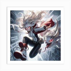 Spider - Girl Art Print