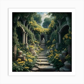 Garden In Bloom Art Print