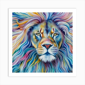 Lion Painting 1 Art Print