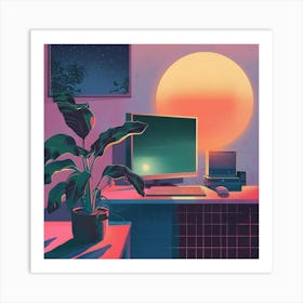 Pixel Art 3 Art Print