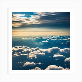 Clouds From An Airplane Art Print