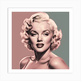 Marilyn Monroe Movie Actress Art Print