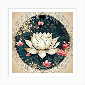 Lotus Flower 102 Art Print