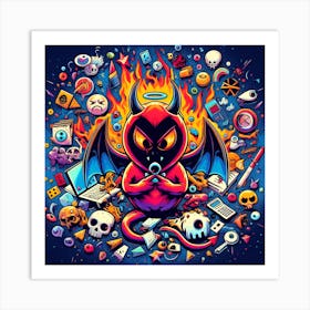 Mysterious Creature Art Print