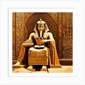 Pharaoh Egypt 2 Art Print