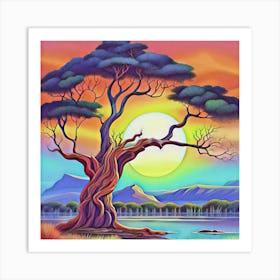 Lone Tree Art Print