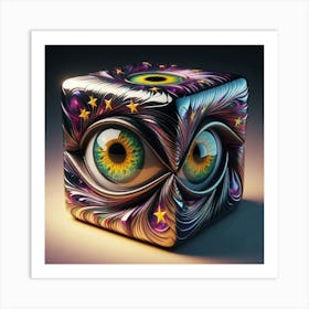 Eye Of The Cube Art Print