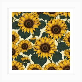 Sunflowers Art Print