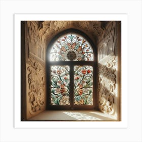 Stained Glass Window21 Art Print