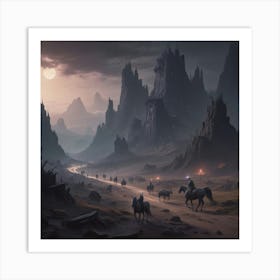 Fantasy Landscape 1 Art Print