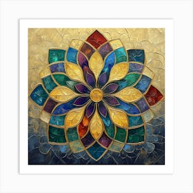 Mandala Art 12 Art Print