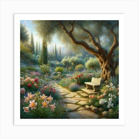 Garden of Peace-5 Art Print