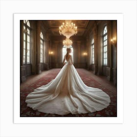 Wedding Dress 5 Art Print