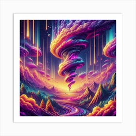 Psychedelic Art 4 Art Print