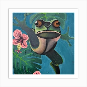 Frog time 1 Art Print