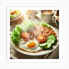 British Breakfast Art Print