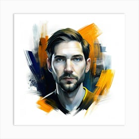 Portrait Of A Man 2 Art Print