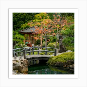 Japanese Garden Art Print