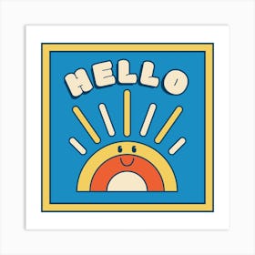 Hello Art Print