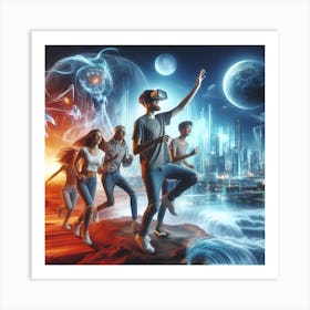 Vr World Art Print