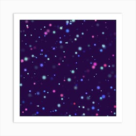 Space Background Art Print