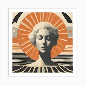 Woman'S Head 1 Art Print