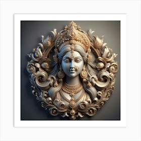 Hindu Goddess 3 Art Print