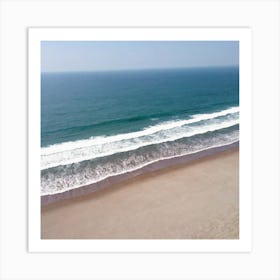 Aerial View Of The Beach 3 Art Print