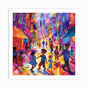 Street Scene 1 Art Print