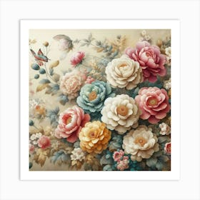 Blooming Beauties 03 Art Print