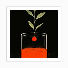 Glass Of Red Art Print