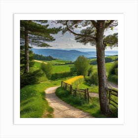 Scottish Countryside Art Print