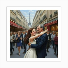 Paris Celebration Art Print