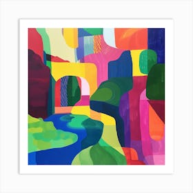 Abstract Park Collection Cheonggyecheon Park Seoul 2 Art Print