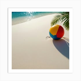 Ai Beach Ball 011702 Art Print