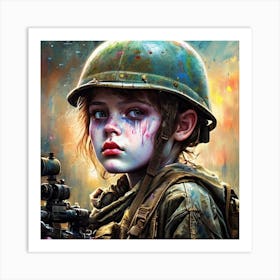 World War Two Girl Art Print