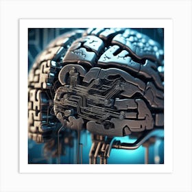 Artificial Brain 50 Art Print