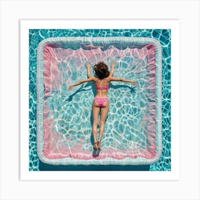 Swimming Art Print (29) Art Print