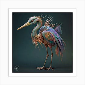 Bird of color Art Print