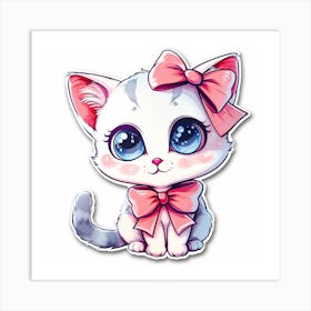 Cute Kitten Art Print