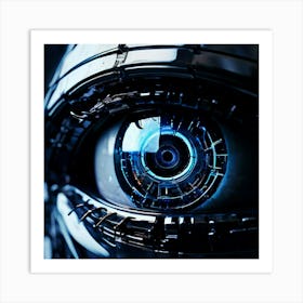 Futuristic Eye 1 Art Print